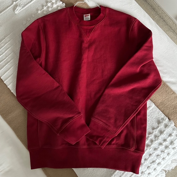 J CREW Men’s Sweatshirt - Cotton Terry Crewneck, Medium - Picture 2 of 5